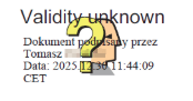 validity unknown